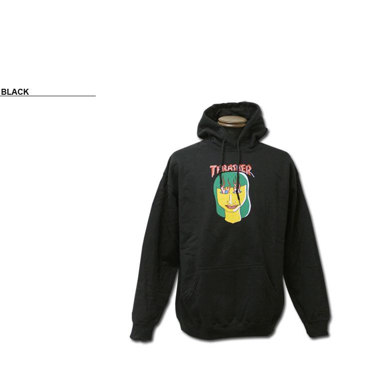 スラッシャー パーカー THRASHER TALK SHIT by GONZ HOODIE SWEAT PARKA プルオーバー パーカ スエット マークゴンザレス ゴンズ インポート メンズ レディース｜rifflepage｜02