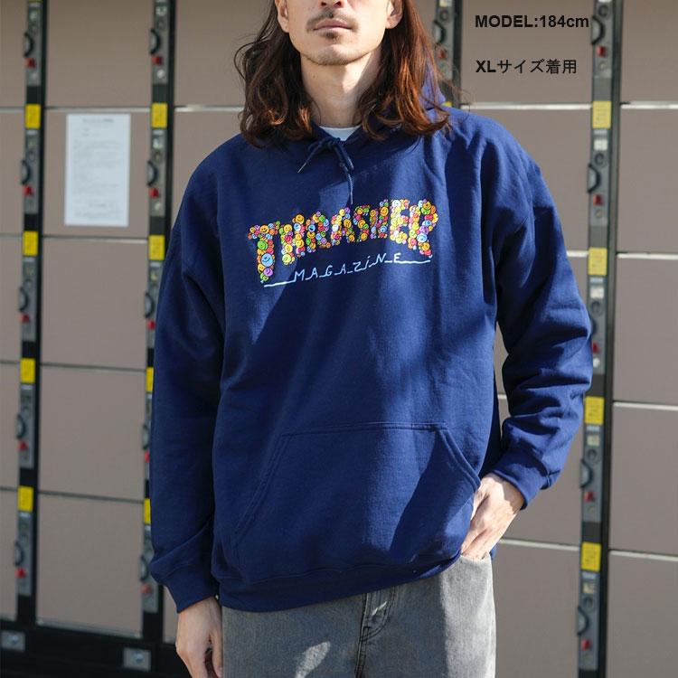 THRASHER JACKSON MATISSE パーカー　ネイビー THRASHER（スラッシャー） スエット パーカ ジャクソンマティス