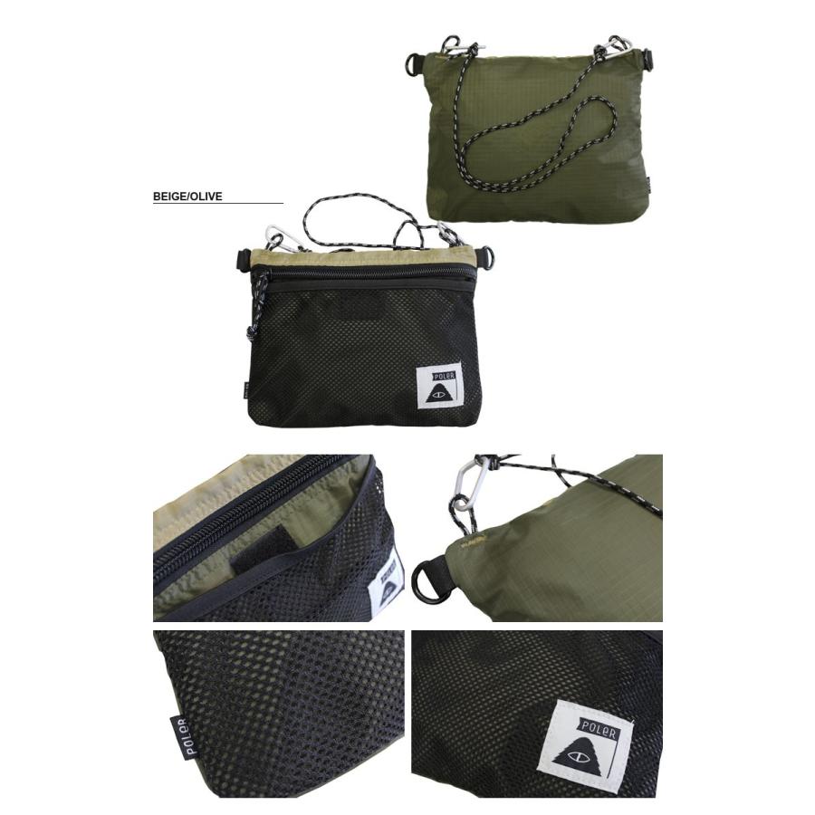 新品！POLER OUTDOOR STUFF POUCH サコッシュ 廃盤 POLeR OUTDOOR STUFF ポーラーアウトドアスタッフ STUFFABLE