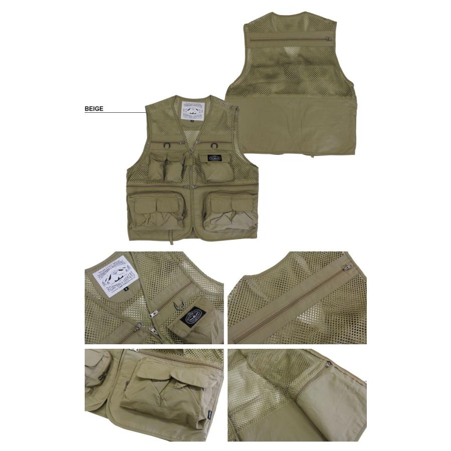 SALE ポーラー ベスト POLER MULTI POCKET VEST メッシュ メンズ 全2色