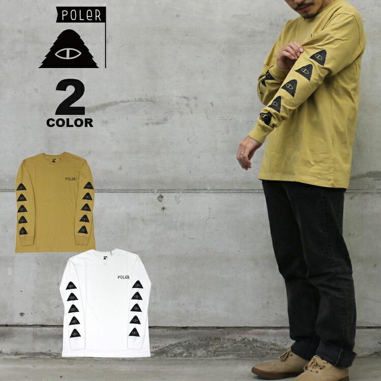 SALE ポーラー Tシャツ POLER CYCLOPS L/S T-SHIRTS 長袖 TEE ロンティ メンズ 全2色 S-L アウトレット｜rifflepage