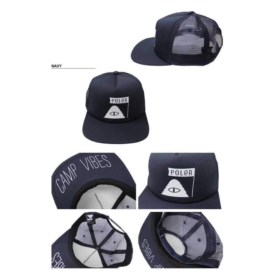 ポーラー キャップ 帽子 POLeR SUMMIT TRUCKER MESH CAP メッシュキャップ メンズ レディース 全3色｜rifflepage｜02