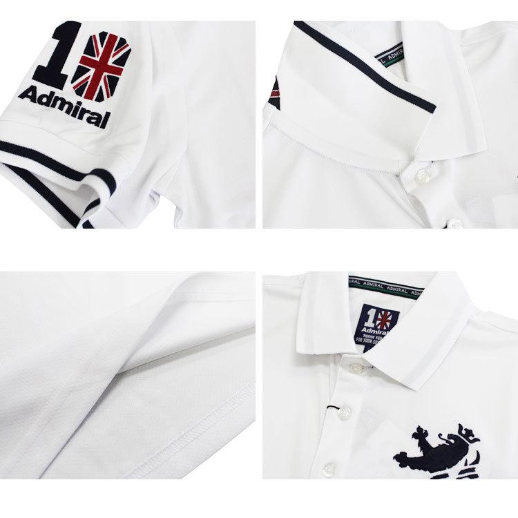 アドミラル ゴルフ ポロシャツ Admiral GOLF 10th ANNIVERSARY BIG RAMPANT POLO SHIRTS 半袖ポロ 全4色 M-LL 接触冷感 メンズ 10周年モデル｜rifflepage｜09