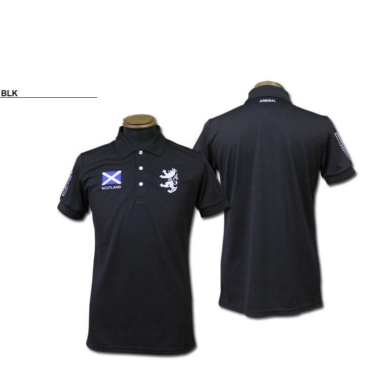 アドミラル ゴルフ ポロシャツ Admiral GOLF FLAG MESH POLO SHIRTS 半袖ポロ 全4色 M-LL 吸水速乾 抗菌防臭 UVカット メンズ｜rifflepage｜02