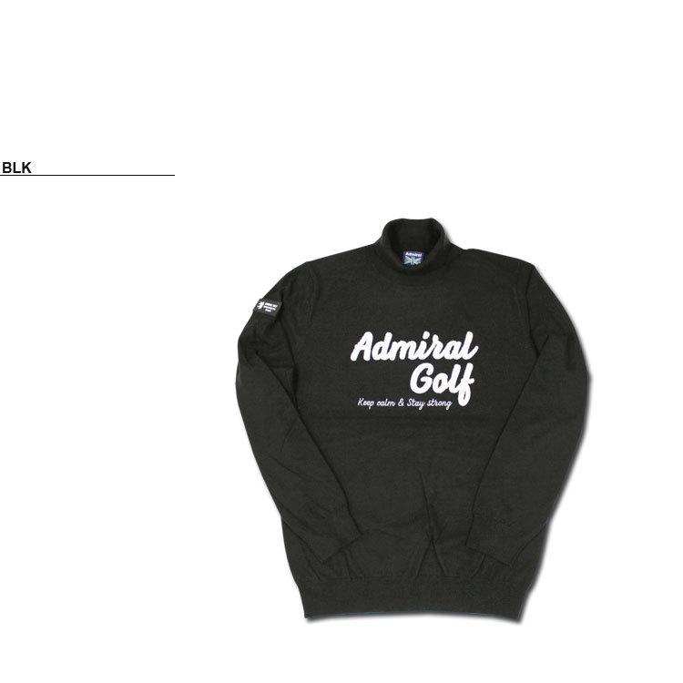 SALE アドミラル ゴルフ タートルネック セーター Admiral GOLF LOGO  