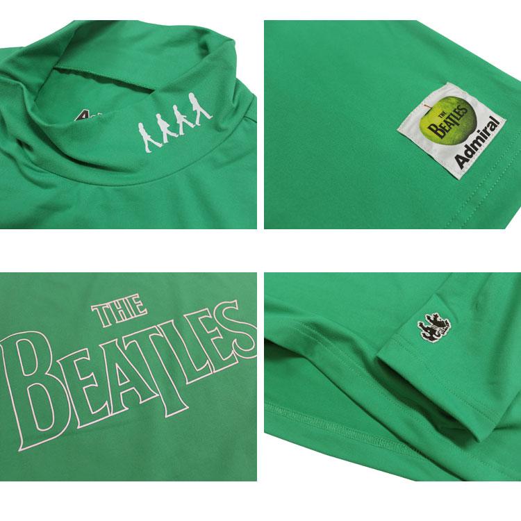 SALE アドミラル ゴルフ モックネックシャツ Admiral GOLF BEATLES LOGO MOCK NECK SHIRTS 長袖 Tシャツ ロンティ ロングスリーブ TEE T-SHIRTS ハイネック｜rifflepage｜03