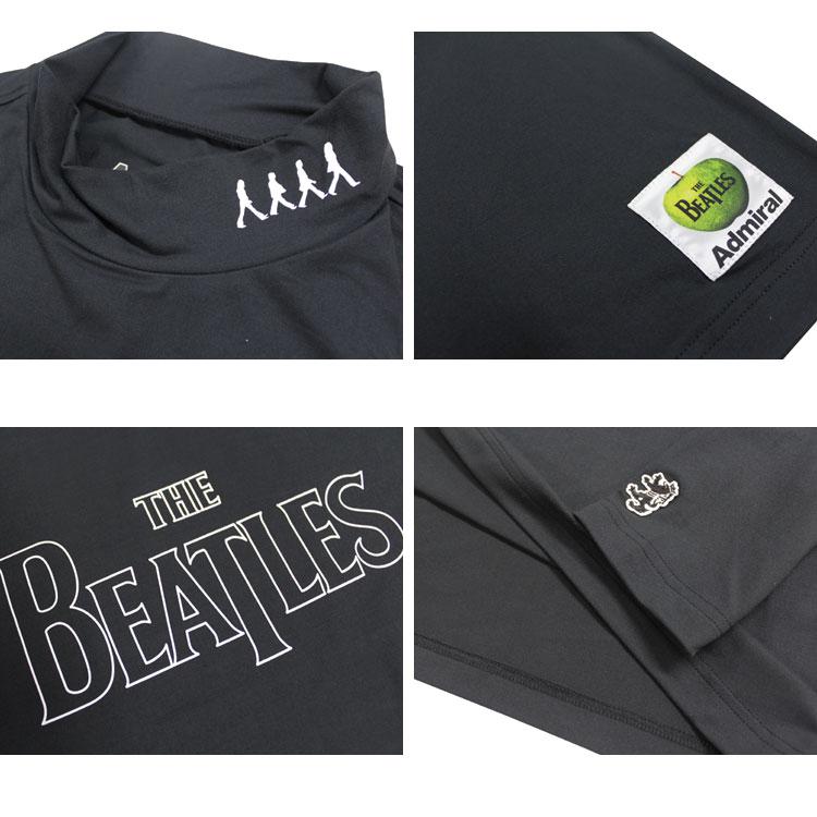 SALE アドミラル ゴルフ モックネックシャツ Admiral GOLF BEATLES LOGO MOCK NECK SHIRTS 長袖 Tシャツ ロンティ ロングスリーブ TEE T-SHIRTS ハイネック｜rifflepage｜05