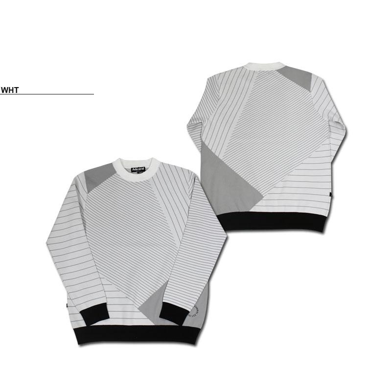 新品未使用　メンズAdmiral ゴルフ セーター ニット　ADMA399 L SALE アドミラル ゴルフ クルーネック ニット Admiral GOLF