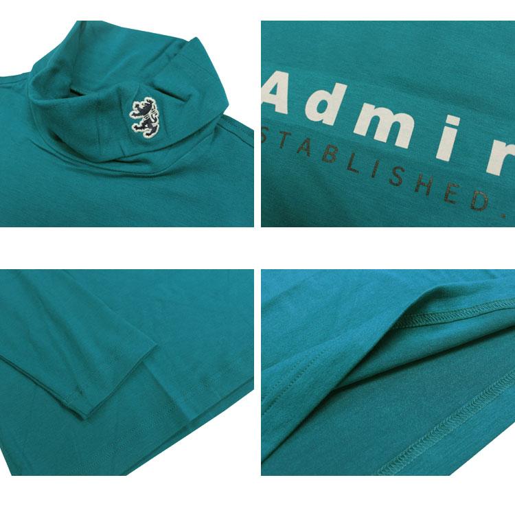 SALE アドミラル ゴルフ タートルネックシャツ Admiral GOLF SUEDE TURTLE NECK SHIRTS 長袖 Tシャツ ロンティ ロングスリーブ TEE T-SHIRTS ハイネック |  | 04
