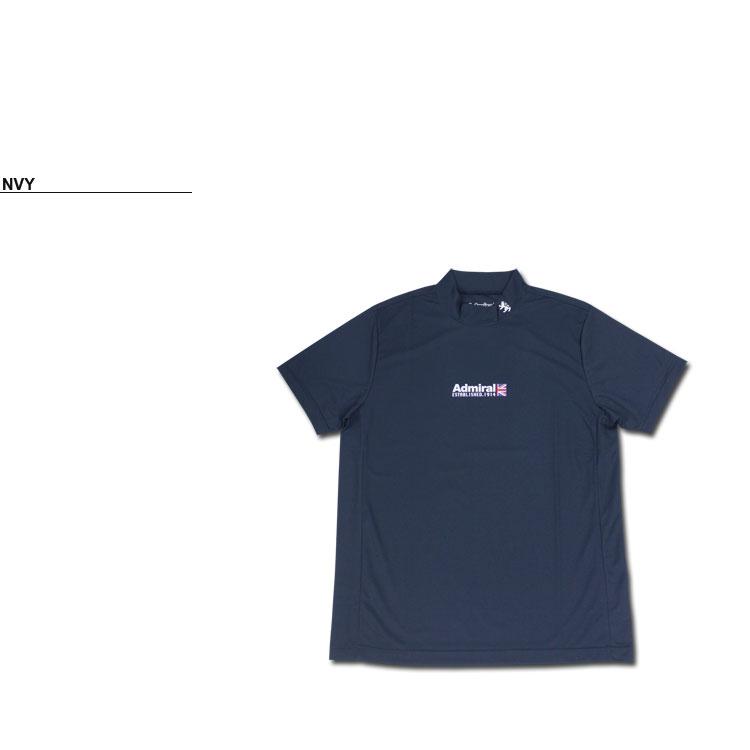 新品　Admiral ゴルフ　モックネック　半袖Tシャツ　速乾ストレッチ　LL 新品 Admiral ゴルフ モックネック 半袖Tシャツ 速乾ストレッチ