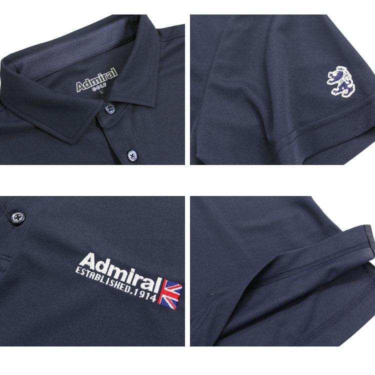 SALE アウトレット アドミラル ゴルフ ポロシャツ Admiral GOLF HALF UNION JACK BASIC POLO SHIRTS 半袖ポロ 全5色 M-LL 吸水速乾 リサイクルポリエステル｜rifflepage｜11