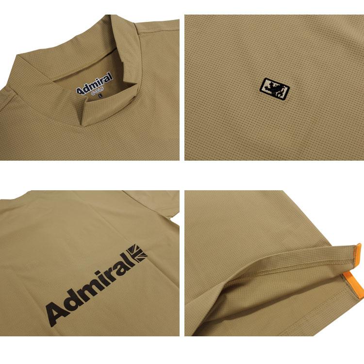 SALE アウトレット アドミラル ゴルフ モックネックシャツ Admiral GOLF OVER SIZE MESH MOCK NECK SHIRTS 半袖Tシャツ オーバーサイズ ビッグシルエット｜rifflepage｜07