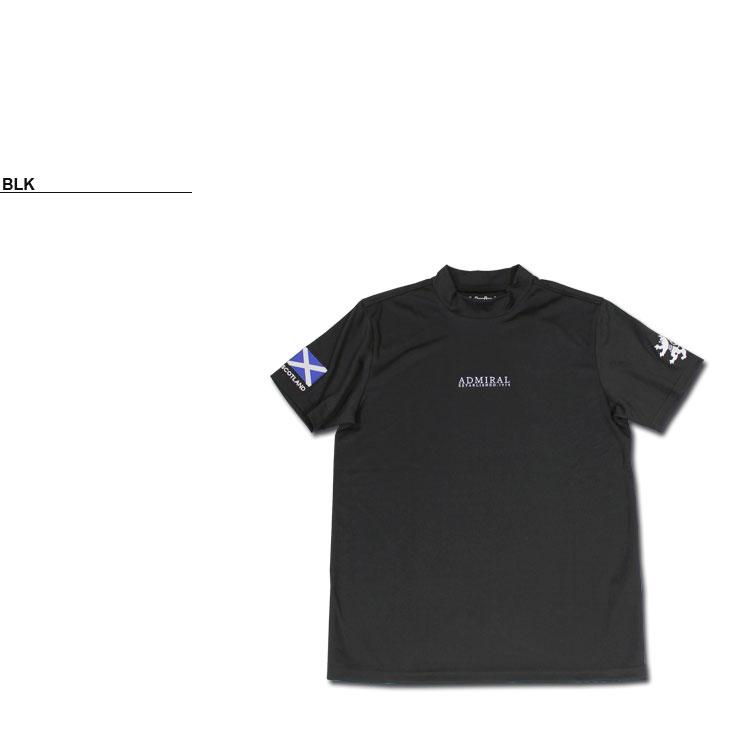 アドミラル ゴルフ モックネックシャツ Admiral GOLF FLAG MESH MOCK