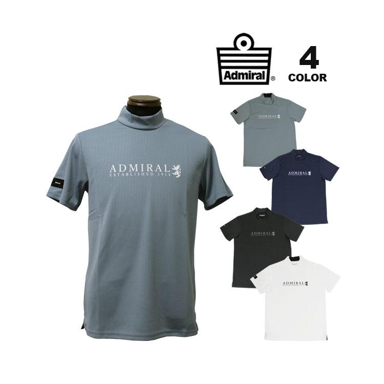 アドミラル ゴルフ モックネックシャツ Admiral GOLF ACTIVE TRAD MESH MOCK NECK SHIRTS 半袖Tシャツ ハイネック TEE 全4色 M-LL ストレッチ メンズ｜rifflepage｜02