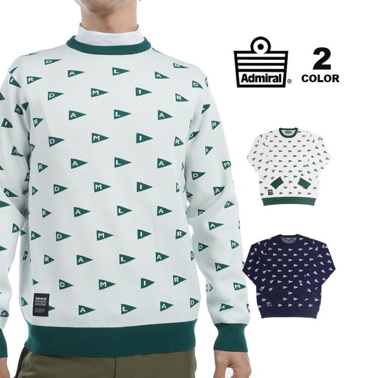 【新品未使用】Admiral セーター Mサイズ SALE アウトレット アドミラル ゴルフ セーター Admiral GOLF FLAG