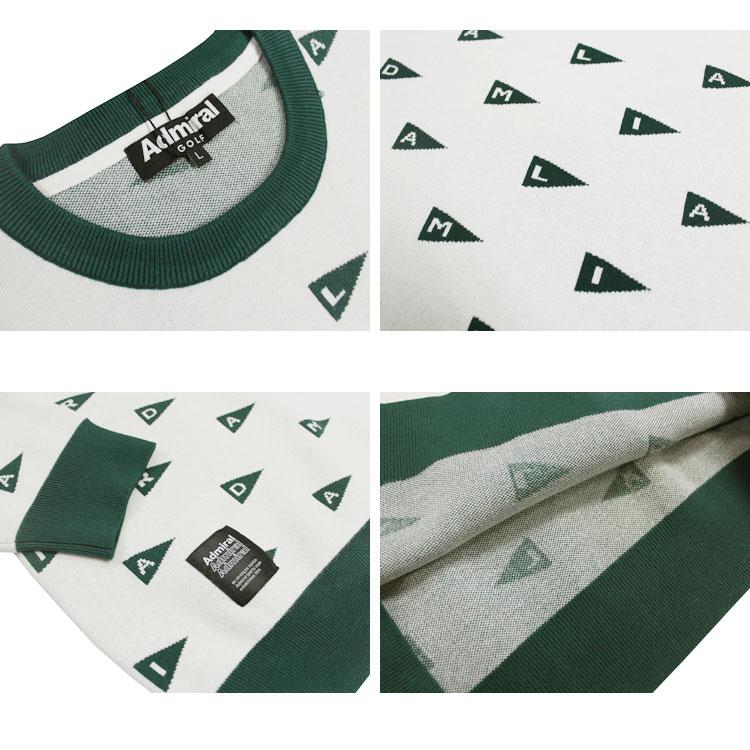 SALE アウトレット アドミラル ゴルフ セーター Admiral GOLF FLAG