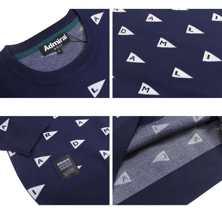 SALE アウトレット アドミラル ゴルフ セーター Admiral GOLF FLAG