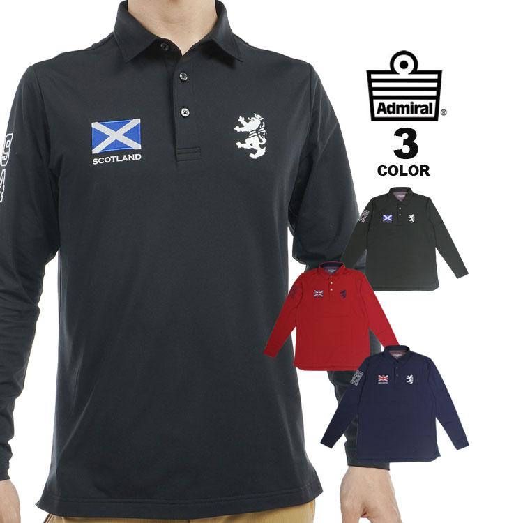 アドミラル ゴルフ ポロシャツ Admiral GOLF FLAG POLO LONG