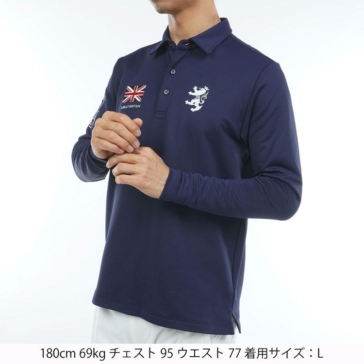 アドミラル ゴルフ ポロシャツ Admiral GOLF Flag Polo L/S Shirts