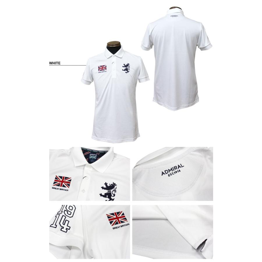 SALE Admiral アドミラル ポロシャツ FLAG MESH POLO SHIRTS 半袖ポロ ゴルフ GOLF 全6色 M-LL メンズ アウトレット｜rifflepage｜05