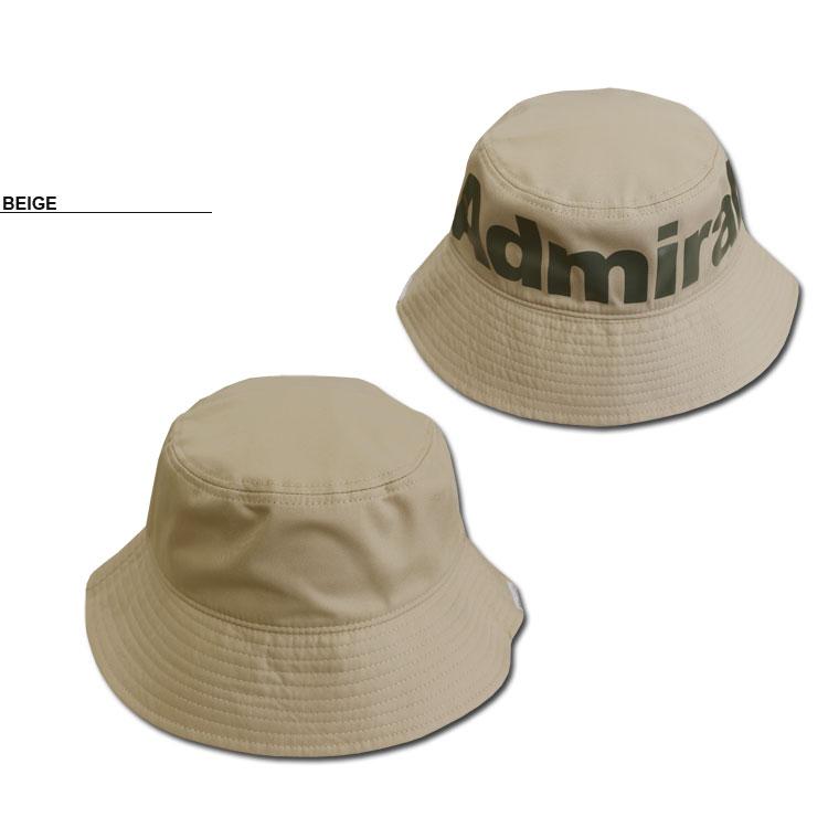 アドミラル ゴルフ ハット Admiral GOLF BIG LOGO BUCKET HAT バケット 帽子 スポーツ メンズ レディース ユニセックス 全2色 フリーサイズ 58cm｜rifflepage｜02