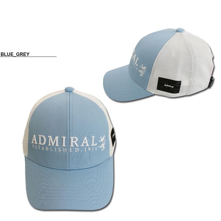 アドミラル ゴルフ キャップ Admiral GOLF ACTIVE TRAD LOGO MESH CAP 帽子 ロゴ刺繍 メッシュ メンズ レディース ユニセックス 全4色 フリーサイズ 57cm｜rifflepage｜02