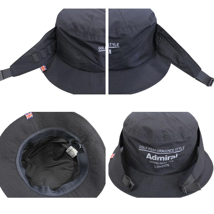 アドミラル ゴルフ バケットハット Admiral GOLF INNER MESH BUCKET HAT 帽子 スポーツ メンズ レディース ユニセックス 全3色 フリーサイズ 58cm 防水 透湿｜rifflepage｜07