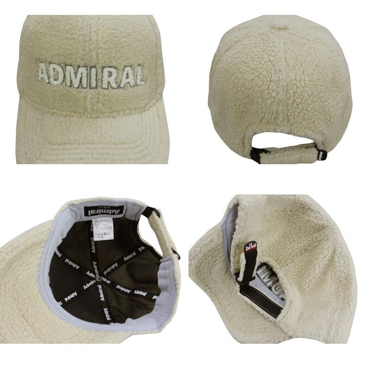 【新品】Admiral(アドミラル)別注キャップ SALE アドミラル ゴルフ キャップ Admiral GOLF BOA FLEECE CAP 帽子