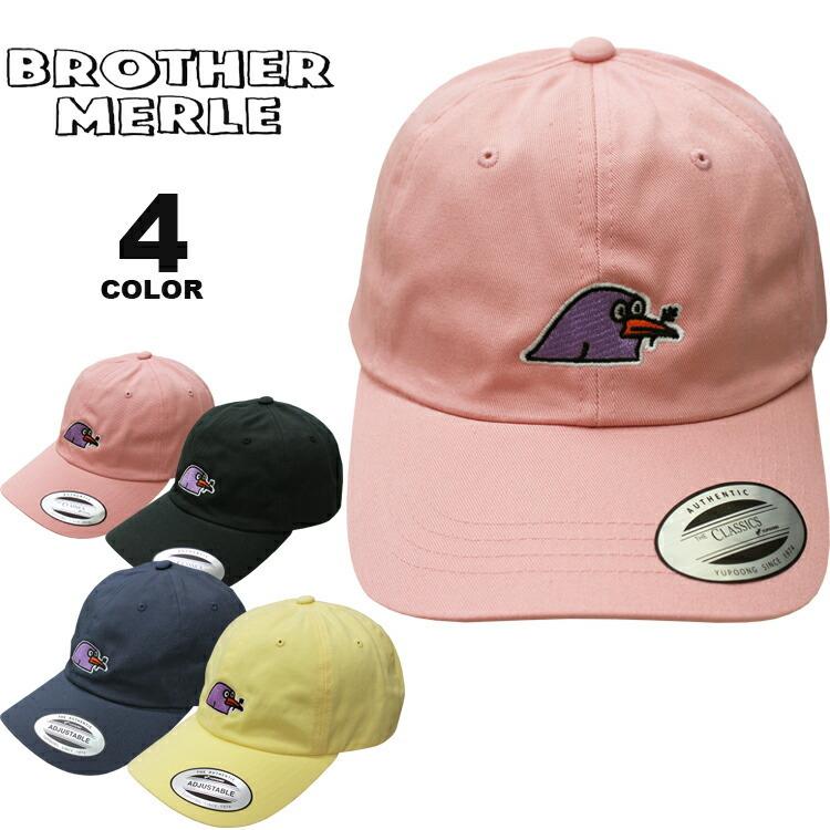 SALE アウトレット ブラザーマール キャップ BROTHER MERLE Bird DAD CAP キャップ 帽子 ハット メンズ レディース ユニセックス 全4色 ローキャップ｜rifflepage