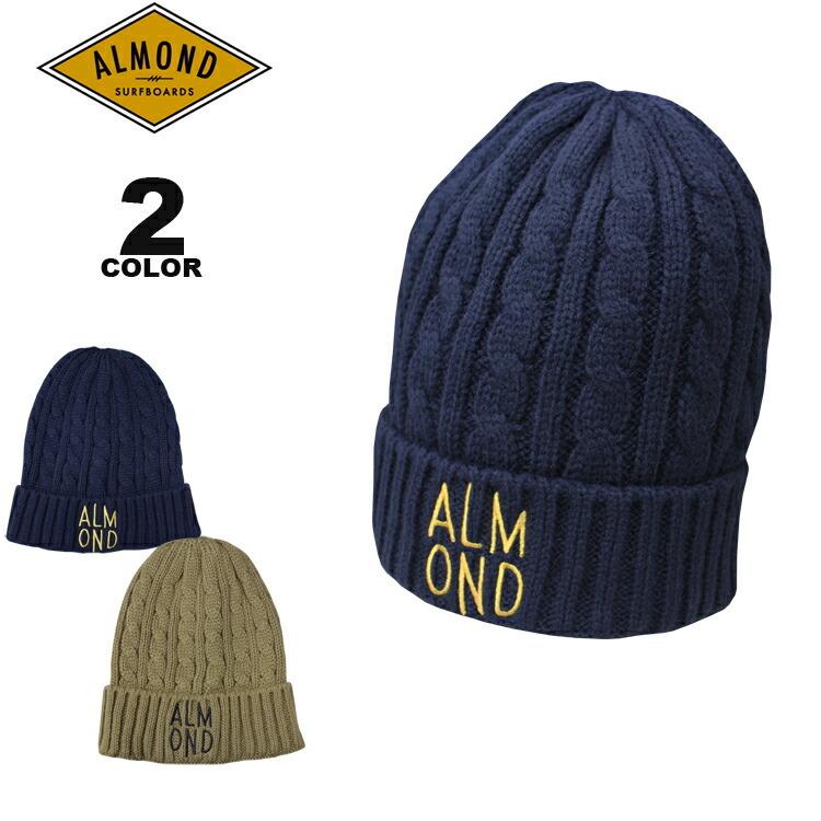 SALE アーモンド サーフボード デザイン ニットキャップ Almond Surfboards ＆ Design ALMOND KNIT WATCH CAP ニット帽 ショートビーニー メンズ レディース｜rifflepage