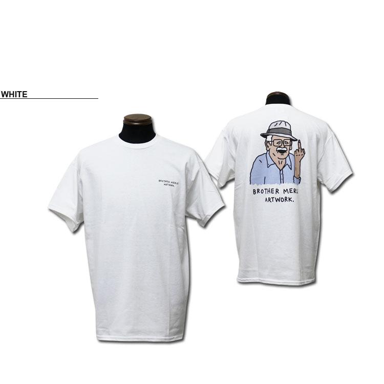 SALE アウトレット ブラザーマール Tシャツ BROTHER MERLE HECTOR S/S T-SHIRTS 半袖 TEE プリント メンズ レディース ユニセックス 全3色 M-XL ブラザーマーレ｜rifflepage｜02