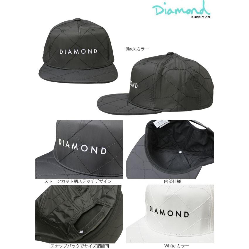 SALE Diamond SUPPLY CO. STONE CUT QUILTED SNAPBACK CAP