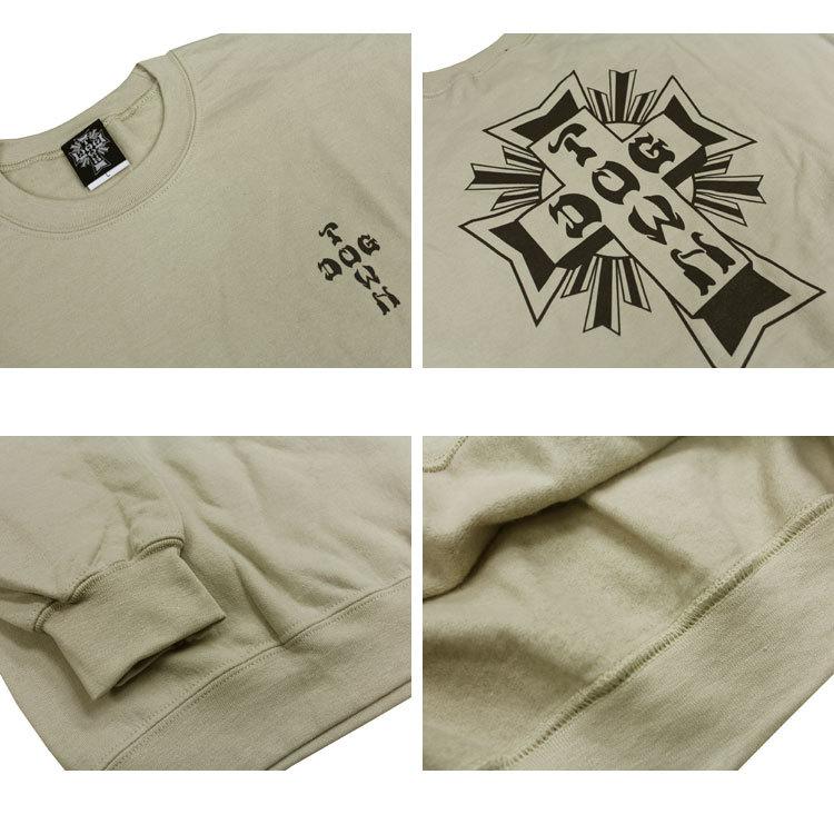 ドッグタウン トレーナー DOGTOWN Cross LOGO CREW SWEAT クルー スウェット 丸首 スェット メンズ レディース ユニセックス バックプリント 裏起毛 全2色 M-XL｜rifflepage｜04