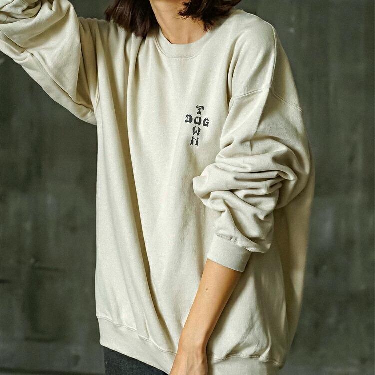 ドッグタウン トレーナー DOGTOWN Cross LOGO CREW SWEAT クルー スウェット 丸首 スェット メンズ レディース ユニセックス バックプリント 裏起毛 全2色 M-XL｜rifflepage｜05