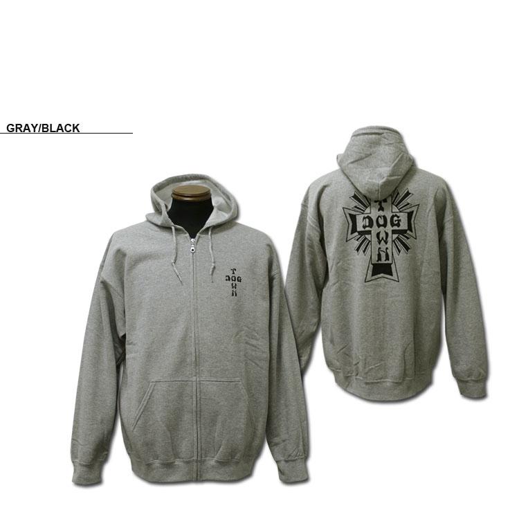 ドッグタウン ジップパーカ DOGTOWN CROSS LOGO ZIP HOODIE SWEAT PARKA スウェット パーカー フルジップ ジップアップ メンズ レディース ユニセックス｜rifflepage｜03