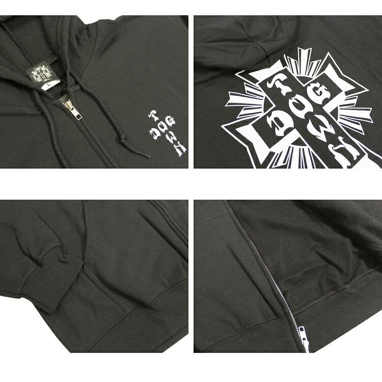 ドッグタウン ジップパーカ DOGTOWN CROSS LOGO ZIP HOODIE SWEAT PARKA スウェット パーカー フルジップ ジップアップ メンズ レディース ユニセックス｜rifflepage｜07