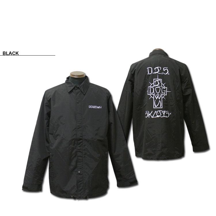 〈美品〉DOG TOWN ドッグタウン【XL】BLUCO コーチジャケット 黒 DOG TOWN - DOGTOWN ドッグタウン コーチジャケット 黒 M 両面