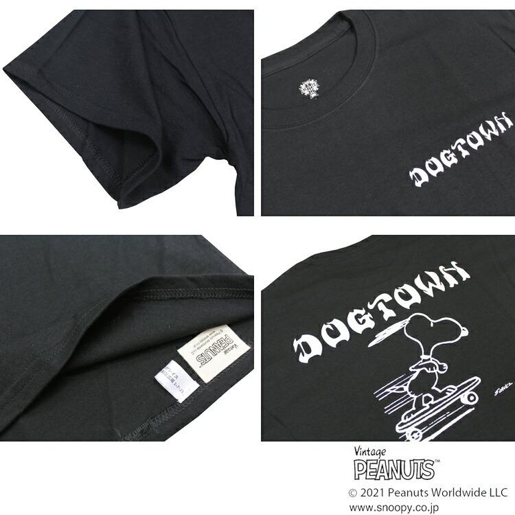 SALE アウトレット ドッグタウン Tシャツ DOGTOWN PEANUTS SNOOPY S/S T-SHIRTS 半袖 TEE ピーナッツ スヌーピー メンズ レディース ユニセックス 全5色｜rifflepage｜07