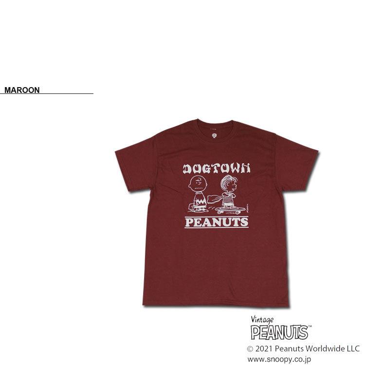 SALE アウトレット ドッグタウン Tシャツ DOGTOWN PEANUTS CHARLIE BROWN S/S T-SHIRTS 半袖 チャーリー・ブラウン メンズ レディース ユニセックス 全5色 M-XXL｜rifflepage｜04