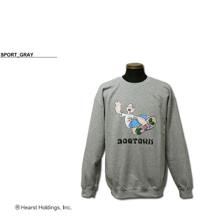 SALE ドッグタウン トレーナー DOGTOWN POPEYE SKATE CREW SWEAT SALE ドッグタウン トレーナー DOGTOWN POPEYE SKATE CREW SWEAT