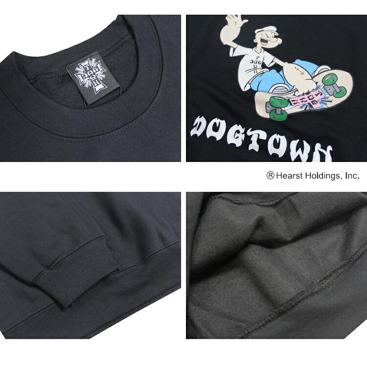 SALE ドッグタウン トレーナー DOGTOWN POPEYE SKATE CREW SWEAT SALE ドッグタウン トレーナー DOGTOWN POPEYE SKATE CREW SWEAT