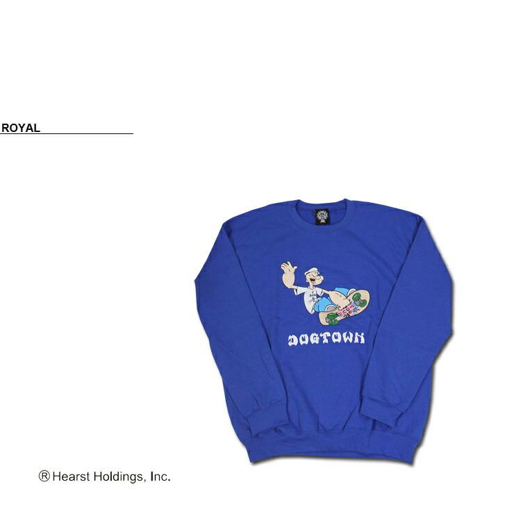 SALE ドッグタウン トレーナー DOGTOWN POPEYE SKATE CREW SWEAT SALE ドッグタウン トレーナー DOGTOWN POPEYE SKATE CREW SWEAT