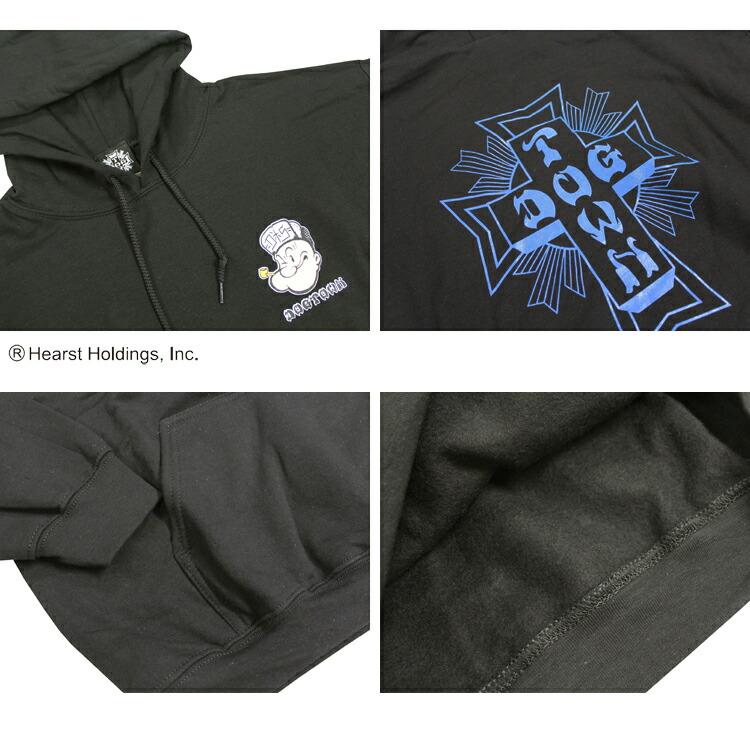 SALE ドッグタウン パーカ DOGTOWN POPEYE CROSS HOODIE SWEAT SALE ドッグタウン パーカ DOGTOWN POPEYE CROSS HOODIE SWEAT