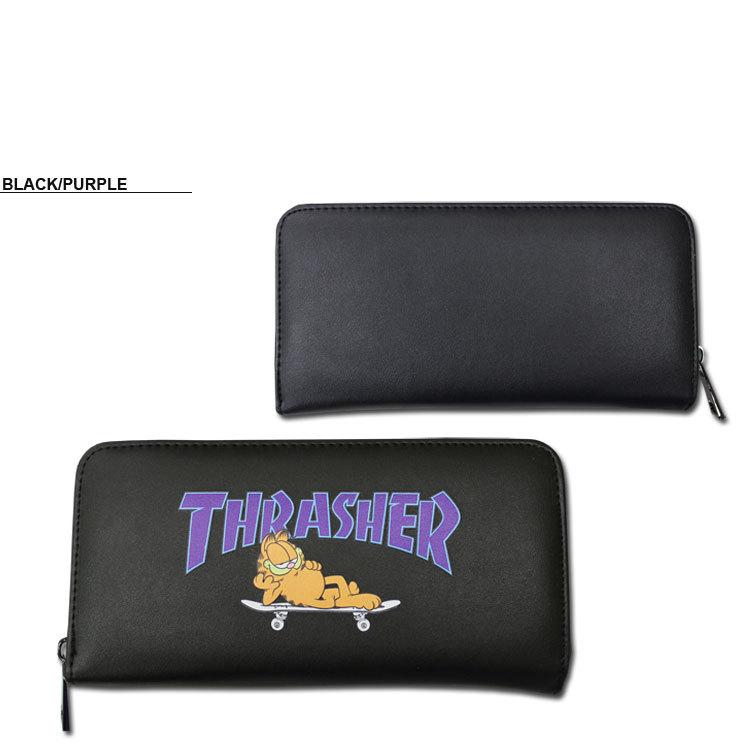 (公式） スラッシャー ウォレット 財布 THRASHER GARFIELD LONG WALLET ガーフィールド 長財布 サイフ メンズ レディース ユニセックス 全2色｜rifflepage｜04