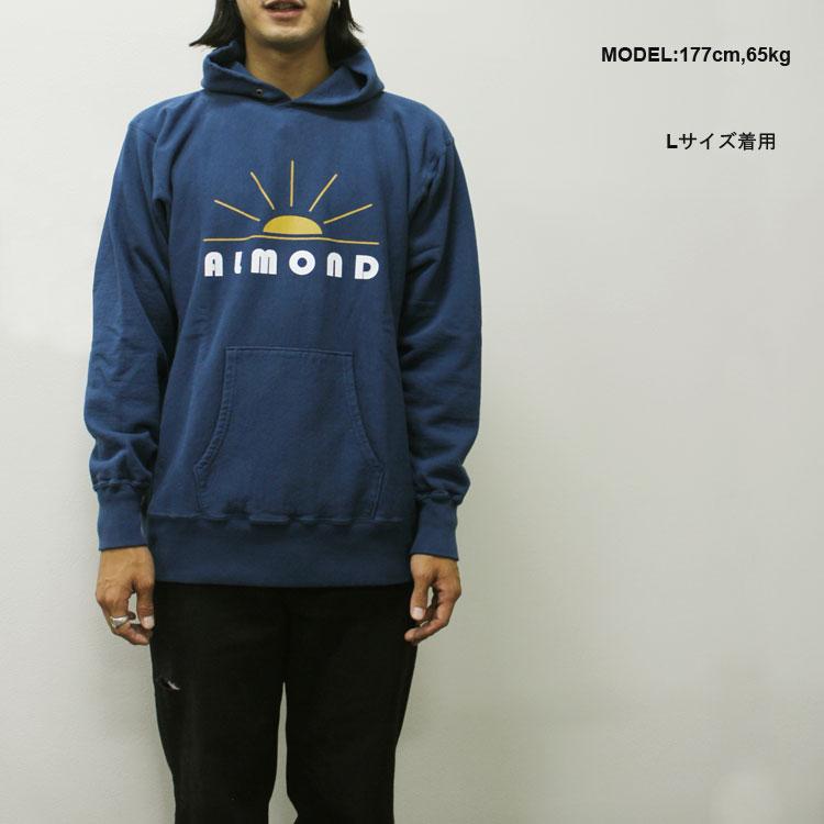 【未使用】Almond Surfboards & Design アーモンド サーフボードデザイン プルオーバーパーカー ボンバーヒート ジャージーパーカー S ベージュ IV2155 ユニセックス 未使用】Almond Surfboards & Design アーモンド サーフボードデザイン