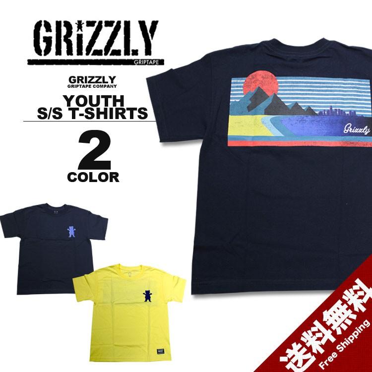 SALE グリズリー GRIZZLY キッズTシャツ VIEW FROM THE BU S/S YOUTH T-SHIRTS KIDS 半袖 TEE 全2色 ジュニア ユース 子供服 アウトレット｜rifflepage