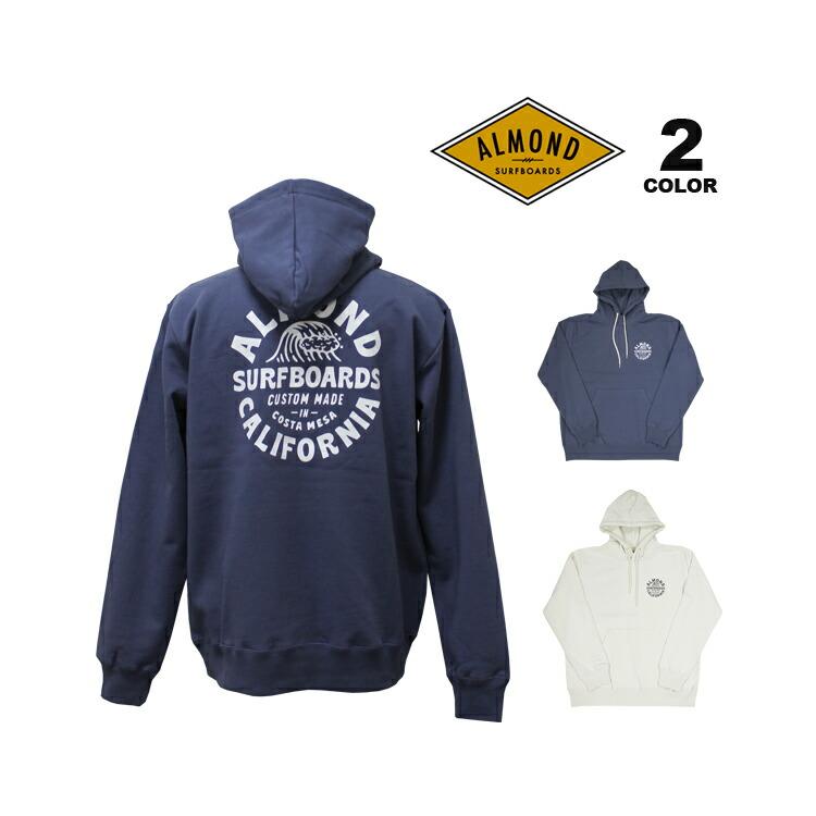 SALE アーモンド サーフボード パーカ ALMOND SURFBOARDS WAVES HOODIE