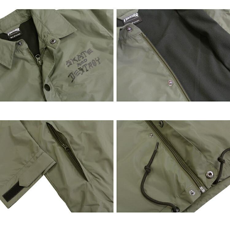 希少　撥水済み　ダブルエー　スラッシャー　ジャケット THRASHER（スラッシャー） SALE (公式） ジャケット THRASHER SKATE