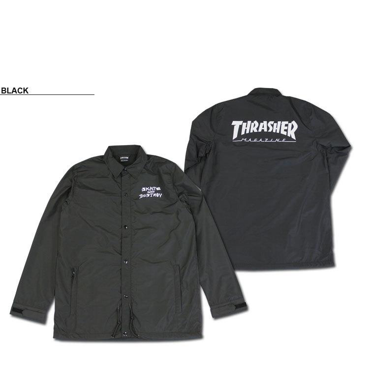 SALE (公式） スラッシャー ジャケット THRASHER SKATE AND DESTROY 