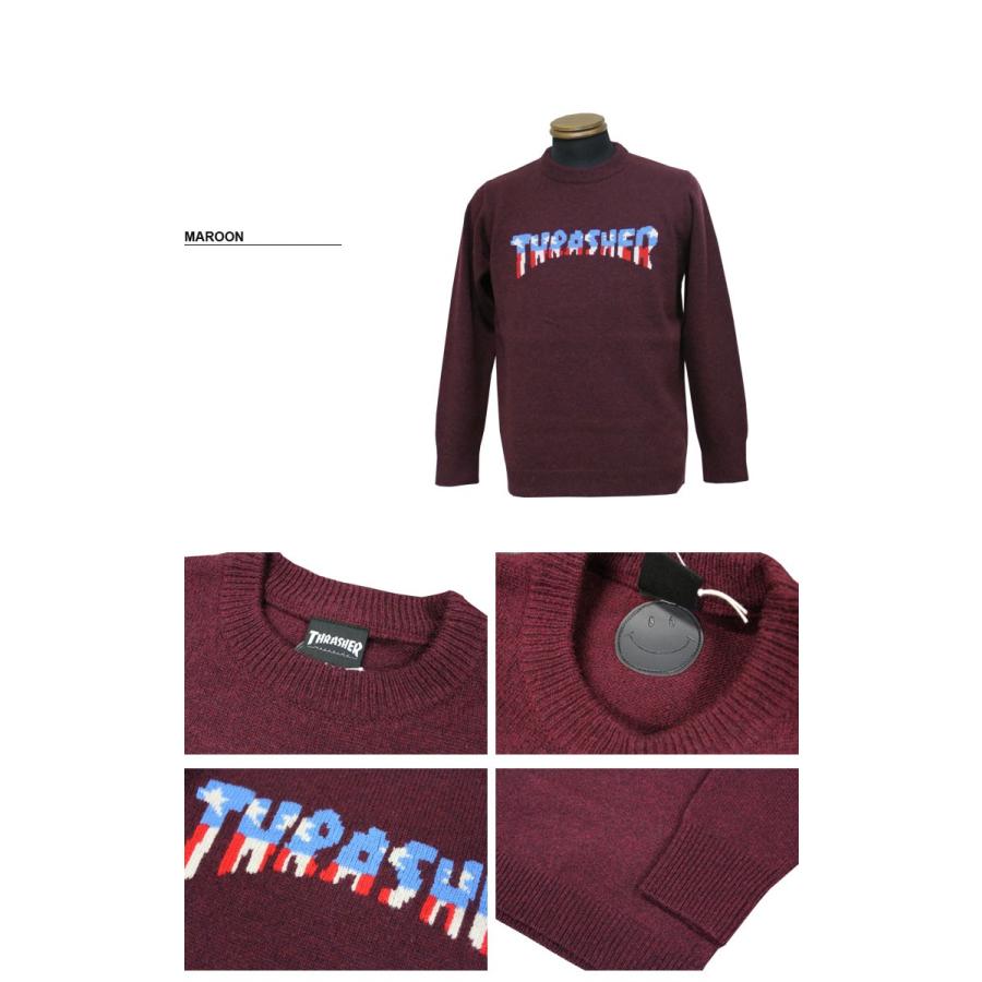 chershore ジャクソンマティス  スラッシャー ニット xs THRASHER - chershore ジャクソンマティス スラッシャー ニット xsの